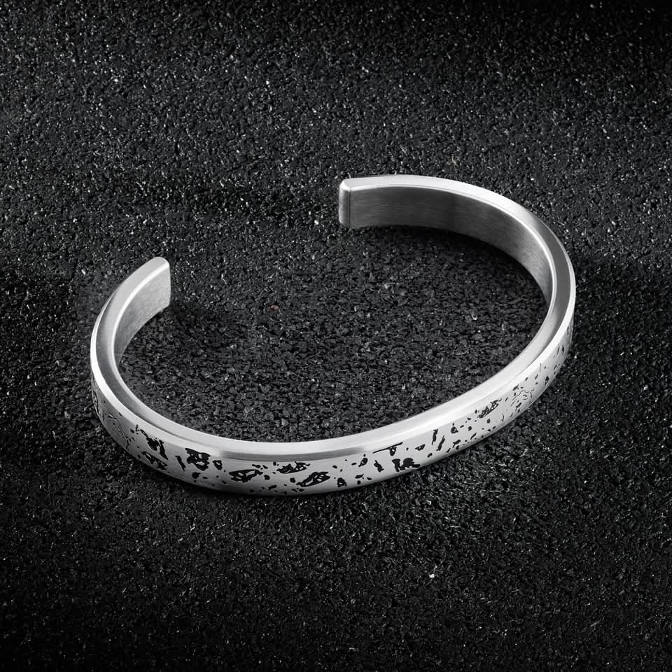 Open Road Cuff Bracelet - Silver