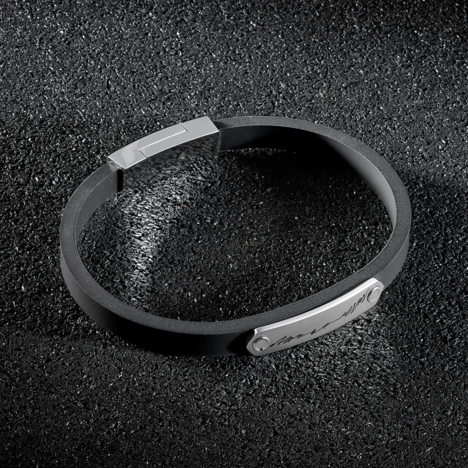 Stelvio Pass Strap Bracelet - Silver