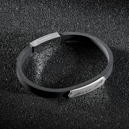 Stelvio Pass Strap Bracelet - Silver