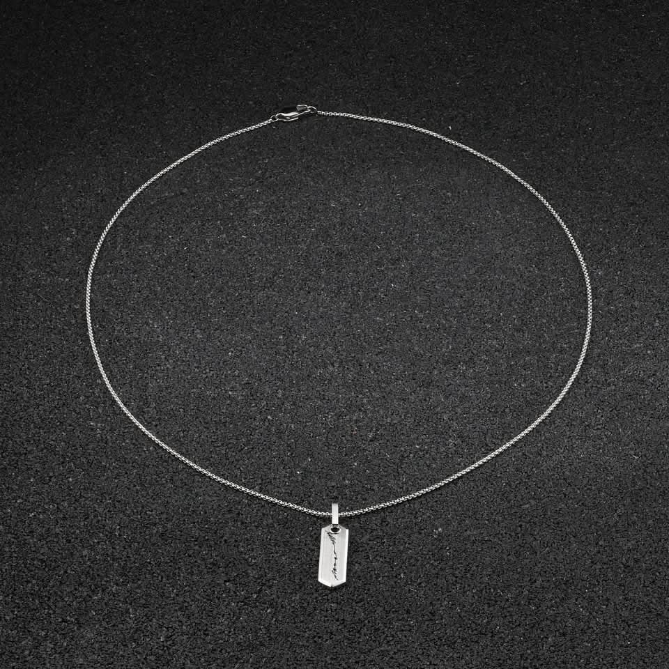 Stelvio Pass Pendant Diamond - Silver