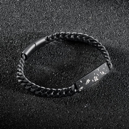Open Road Cuban Bracelet - Black