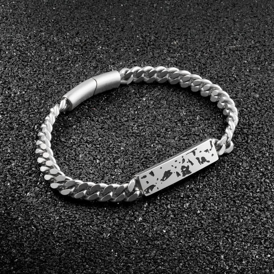 Open Road Cuban Bracelet - Silver
