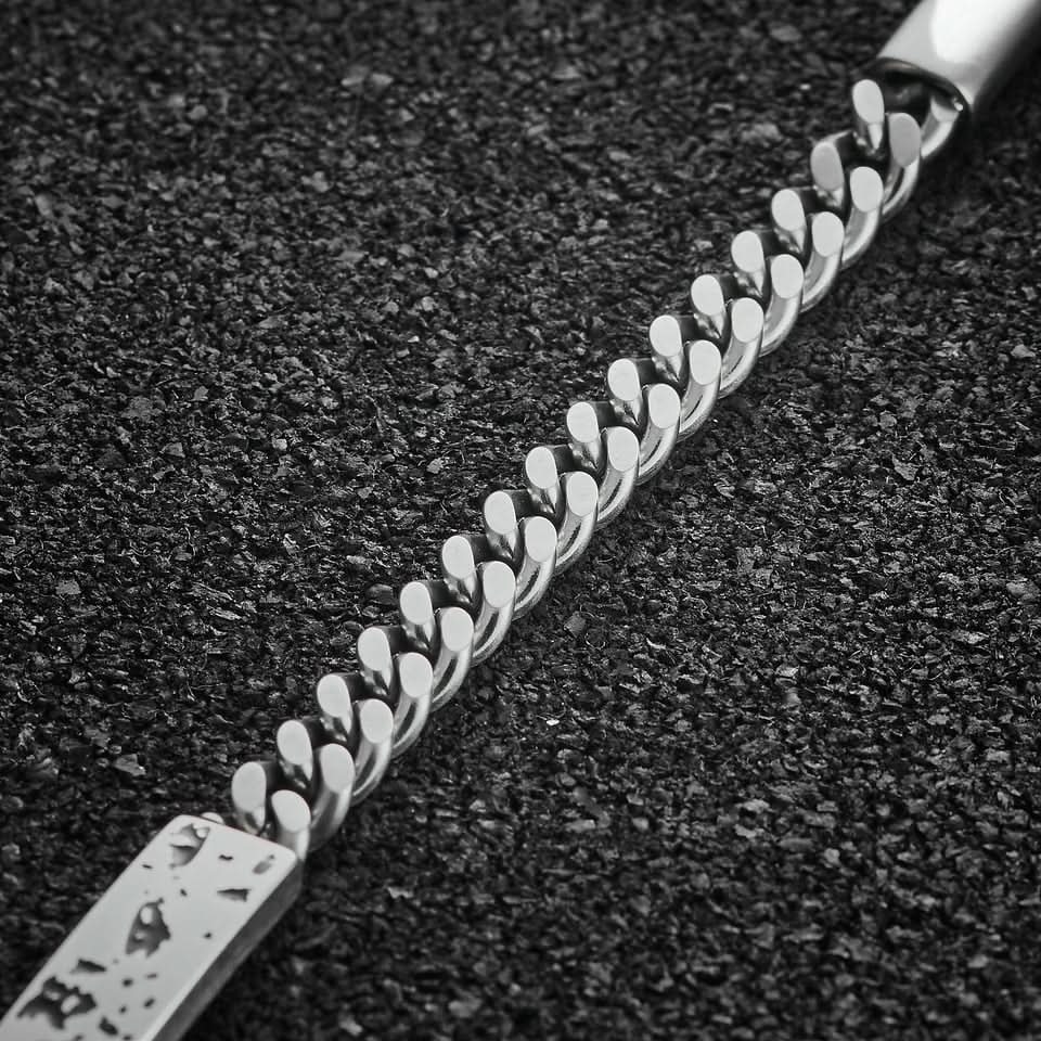 Open Road Cuban Bracelet - Silver