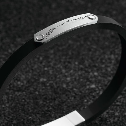 Stelvio Pass Strap Bracelet - Silver