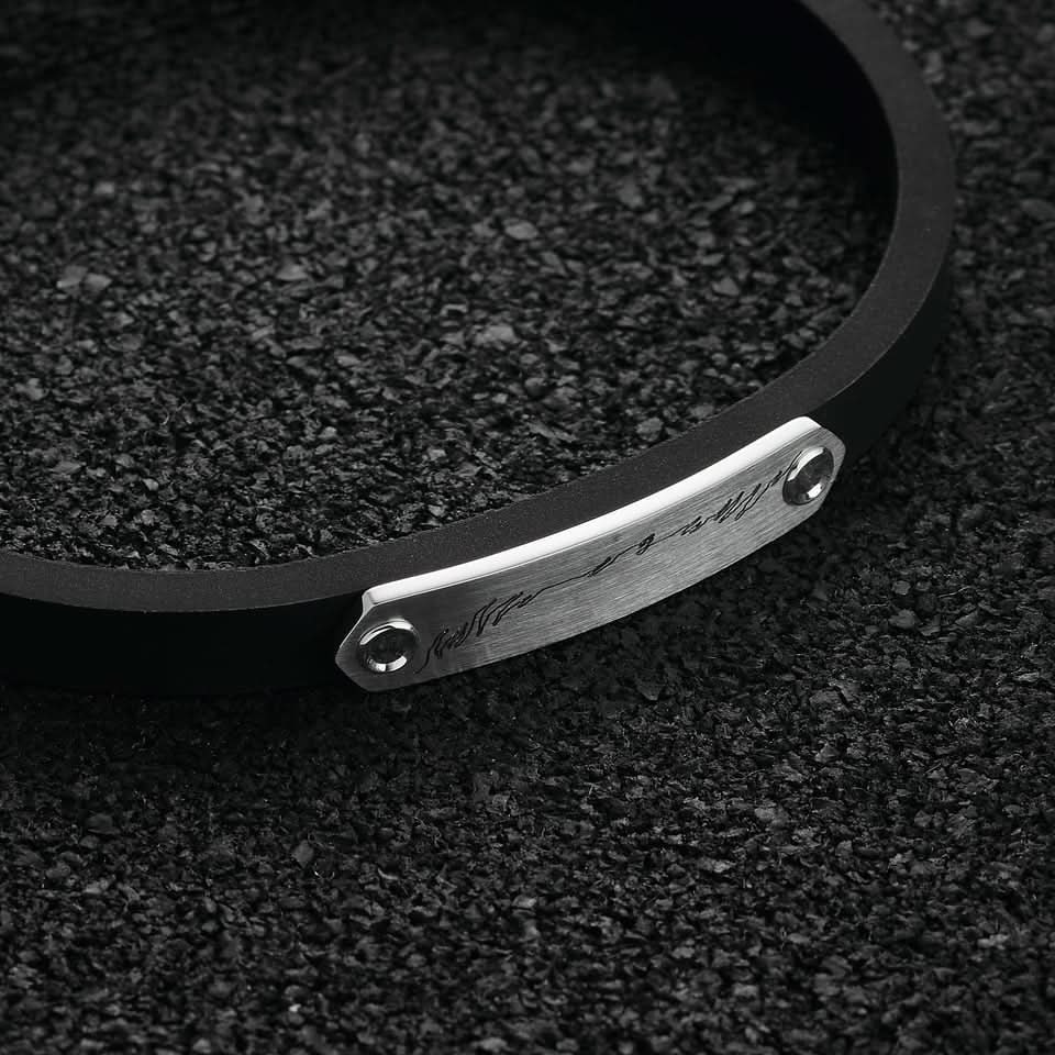 Stelvio Pass Strap Bracelet - Silver