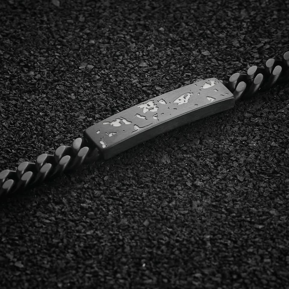 Open Road Cuban Bracelet - Black
