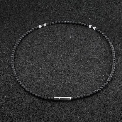 Tarmac Bead Necklace - White